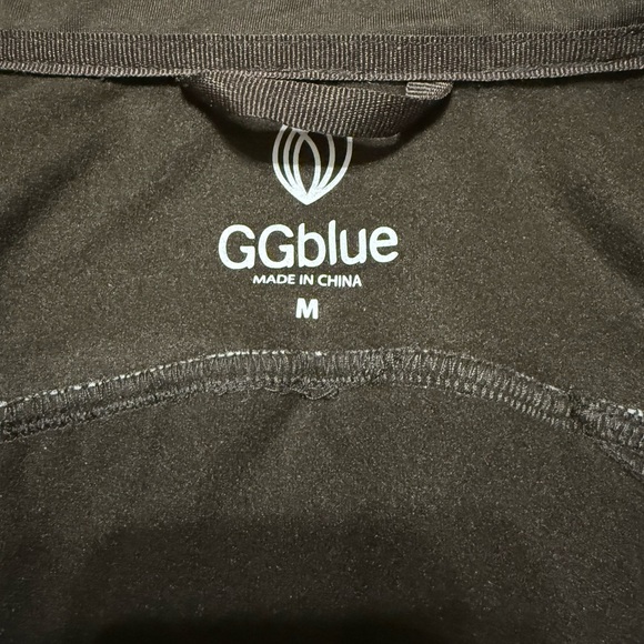 GGBlue Full Zip Golf Quilted Activewear Jacket, Black Size Medium - Picture 2 of 11